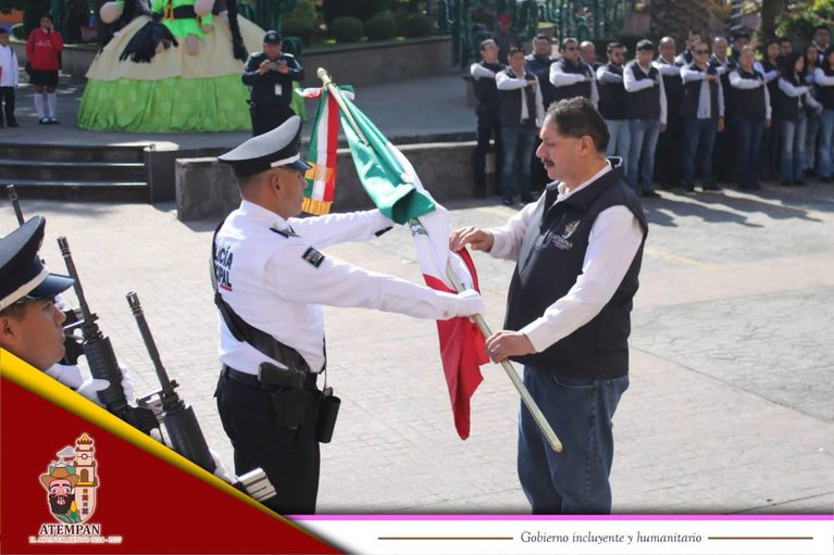Atempan Entrega Bandera